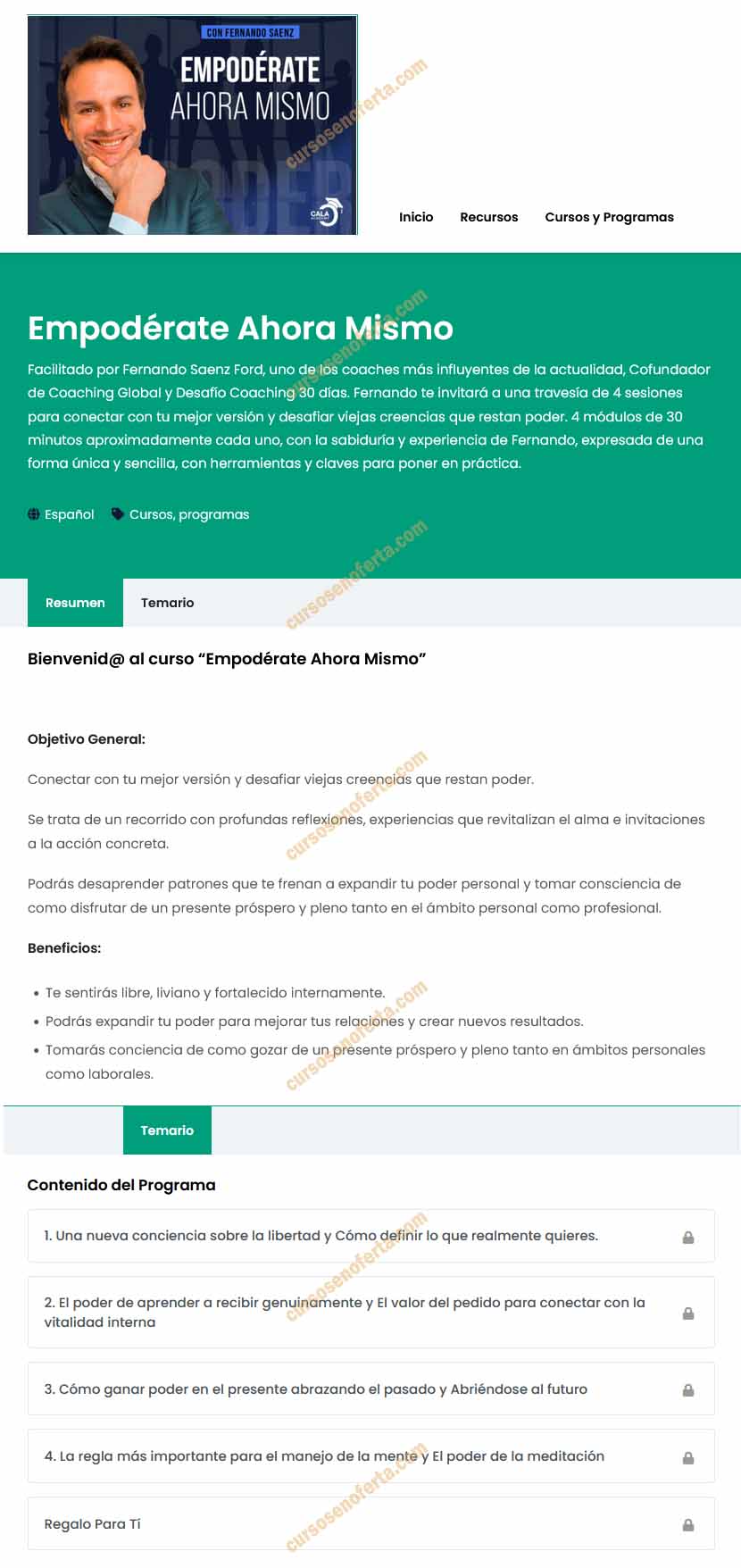 Empodérate Ahora Mismo - cala academy