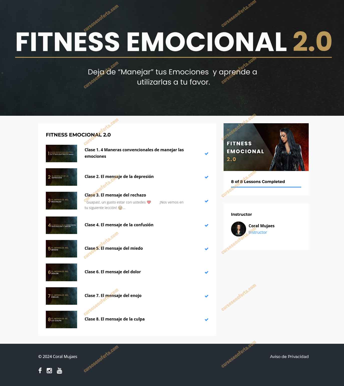 Fitness Emocional 2.0 - coral mujaes