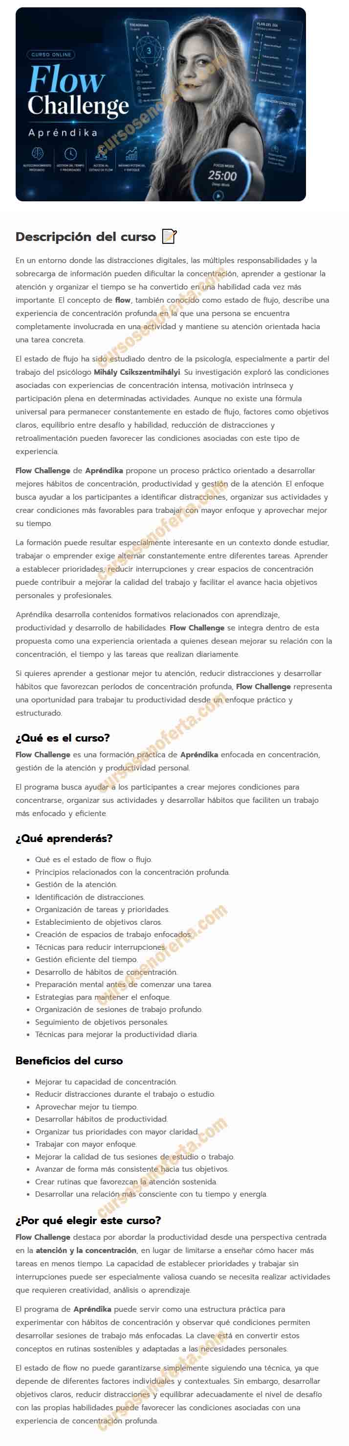 Flow Challenge - Aprendika