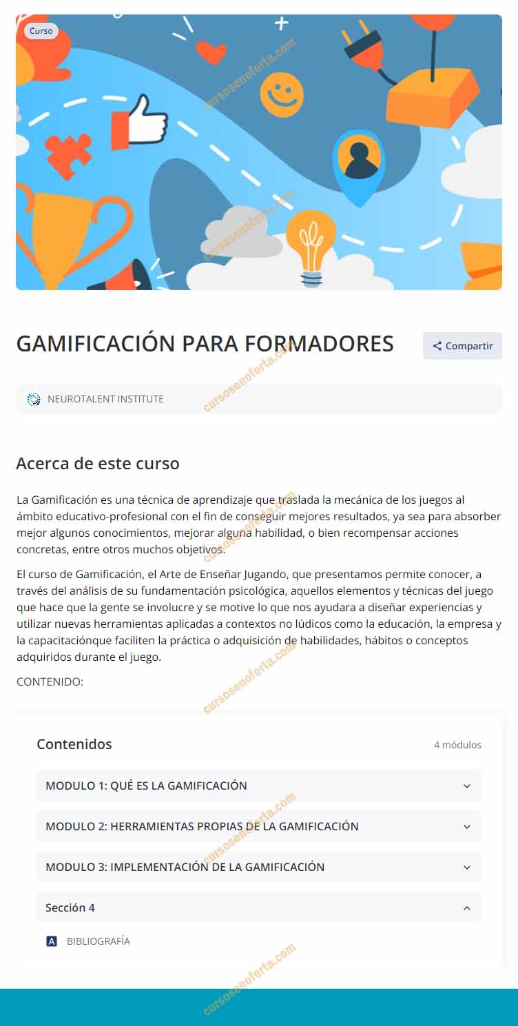 Gamificación Para Formadores