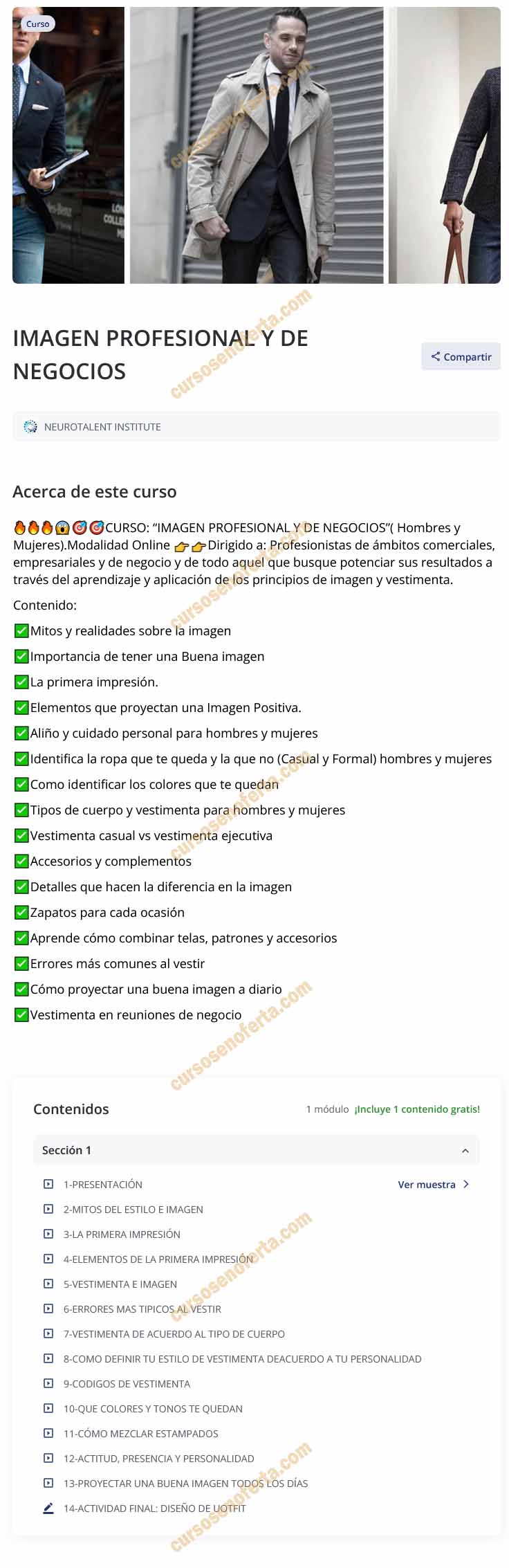 Imagen Profesional y de Negocios - neurotalent institute