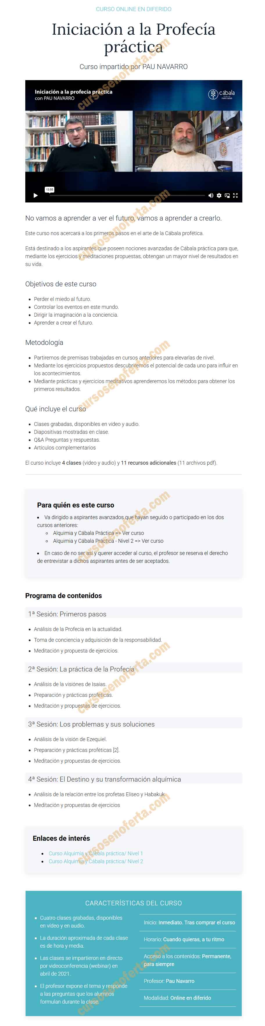 Iniciación a la Profecía Práctica - pau navarro
