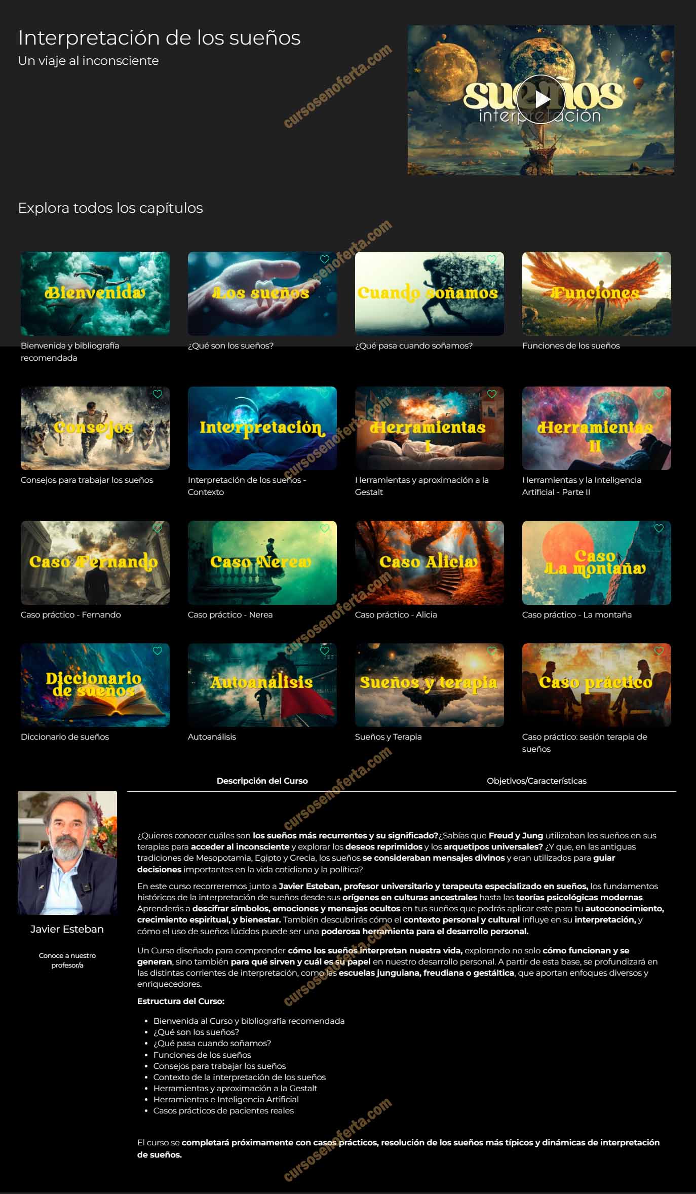 Interpretación de los Sueños Un viaje al inconsciente - javier esteban