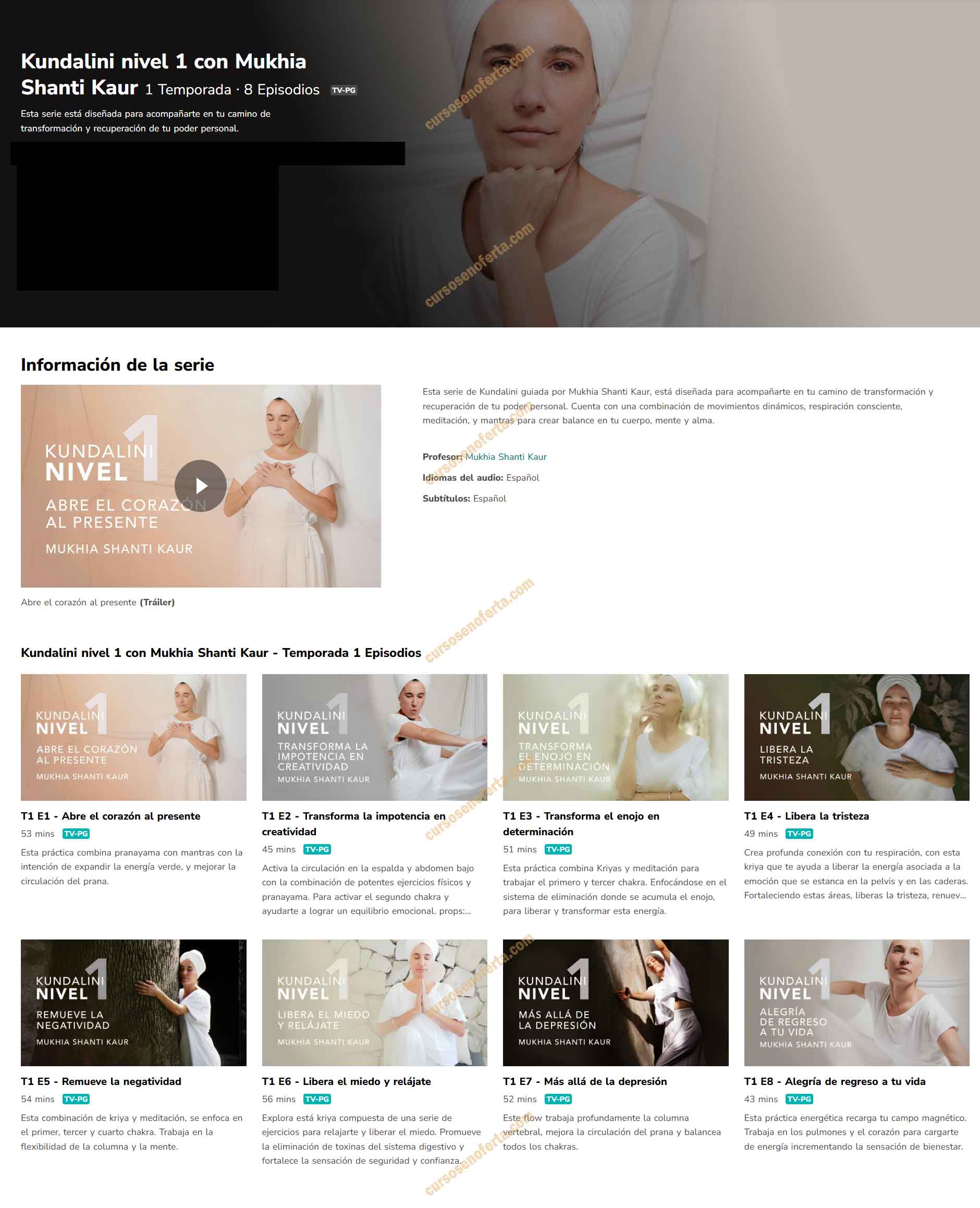 Kundalini Nivel 1 - Mukhia Shanti Kaur