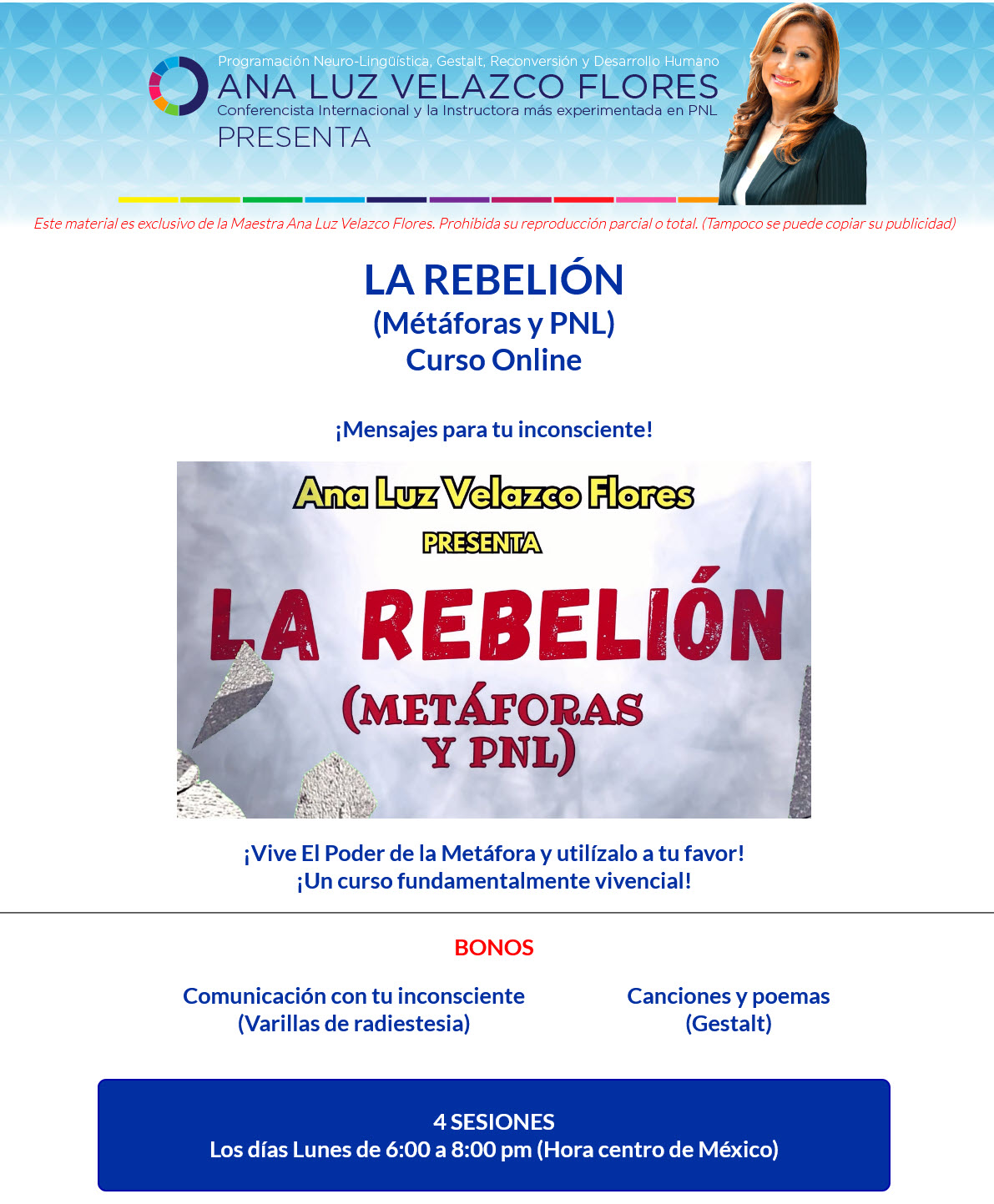 La Rebelión - ana luz velazco