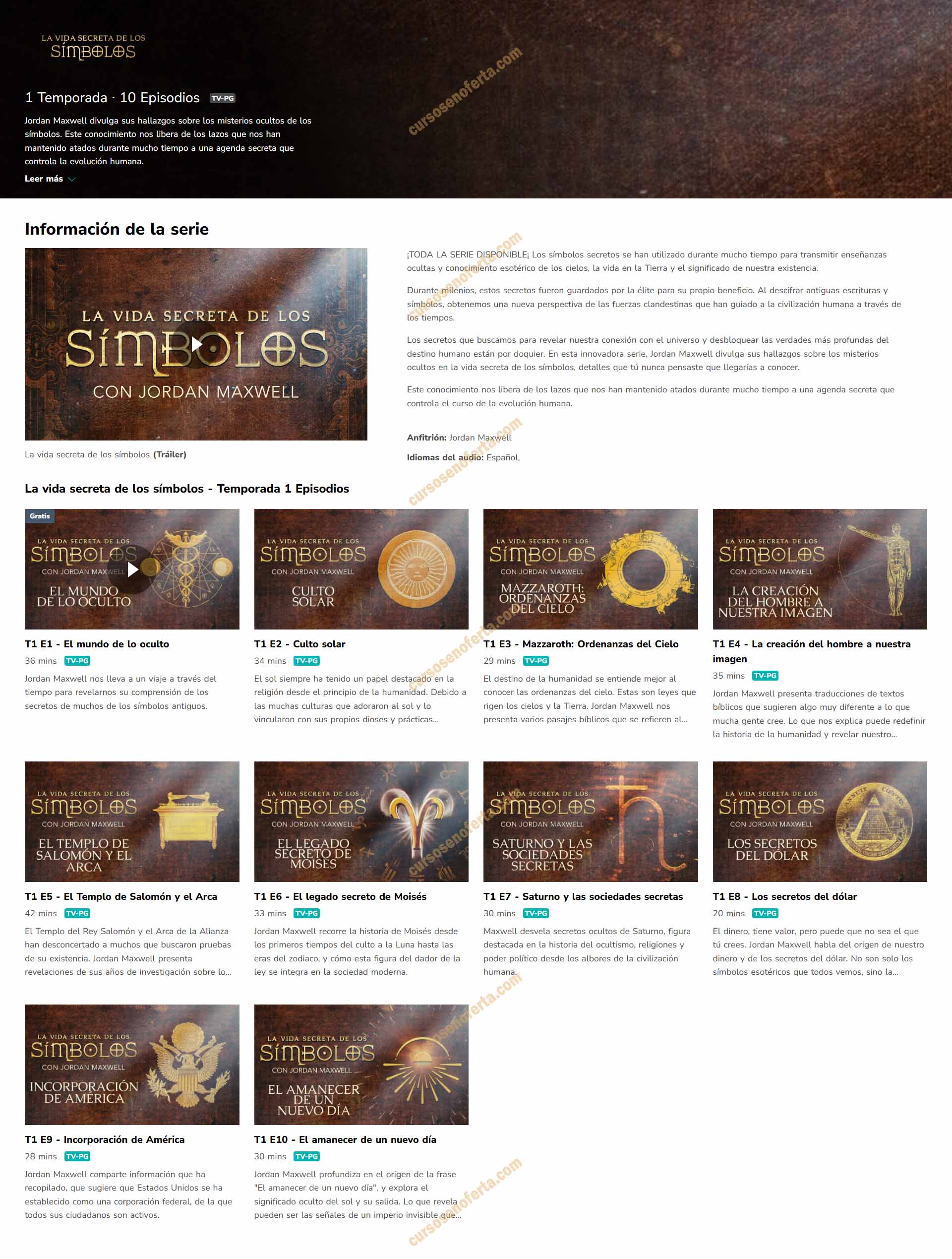 La vida secreta de los símbolos - jordan maxwell