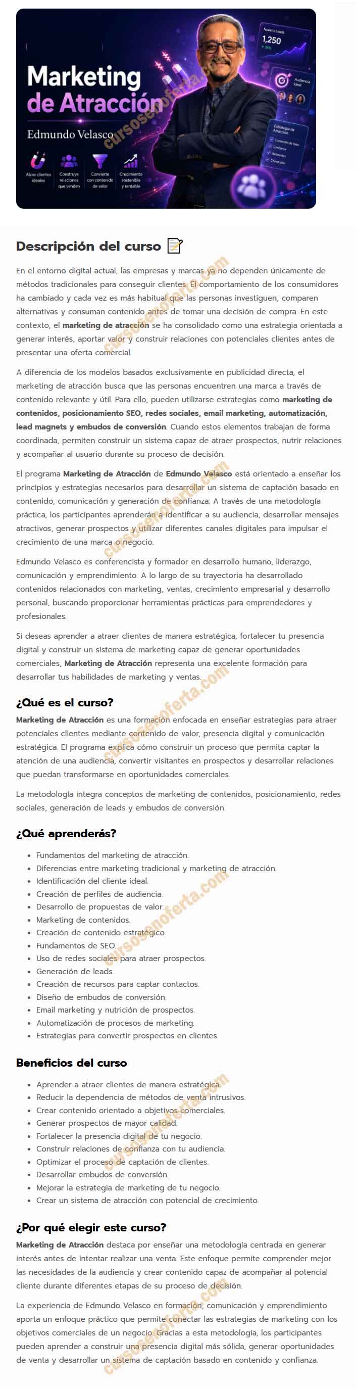Marketing de Atracción - edmundo velasco