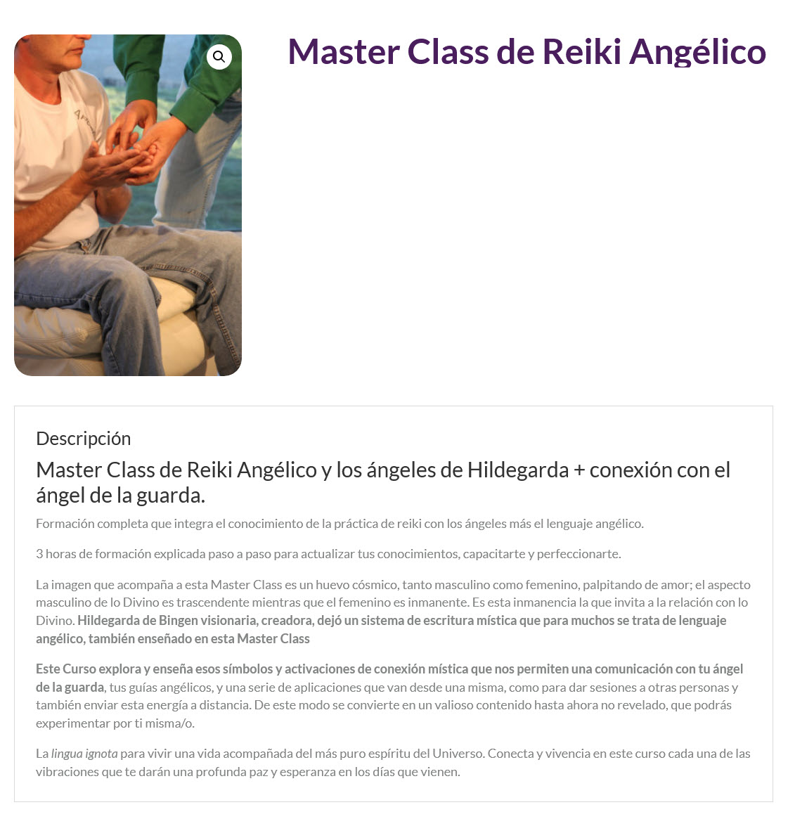 Master Class de Reiki Angélico - claudio márquez