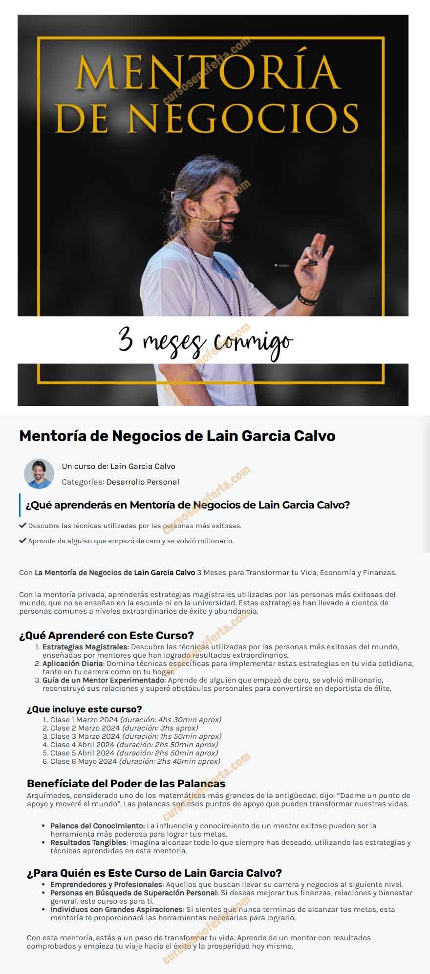 Mentoría de Negocios - lain garcia calvo