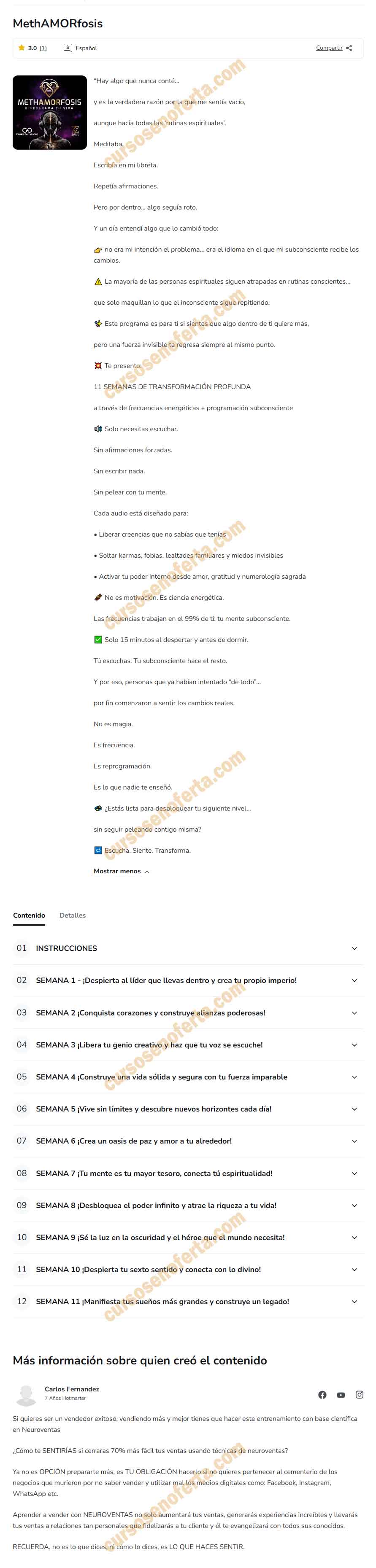 MetAMORfosis - carlos fernandez