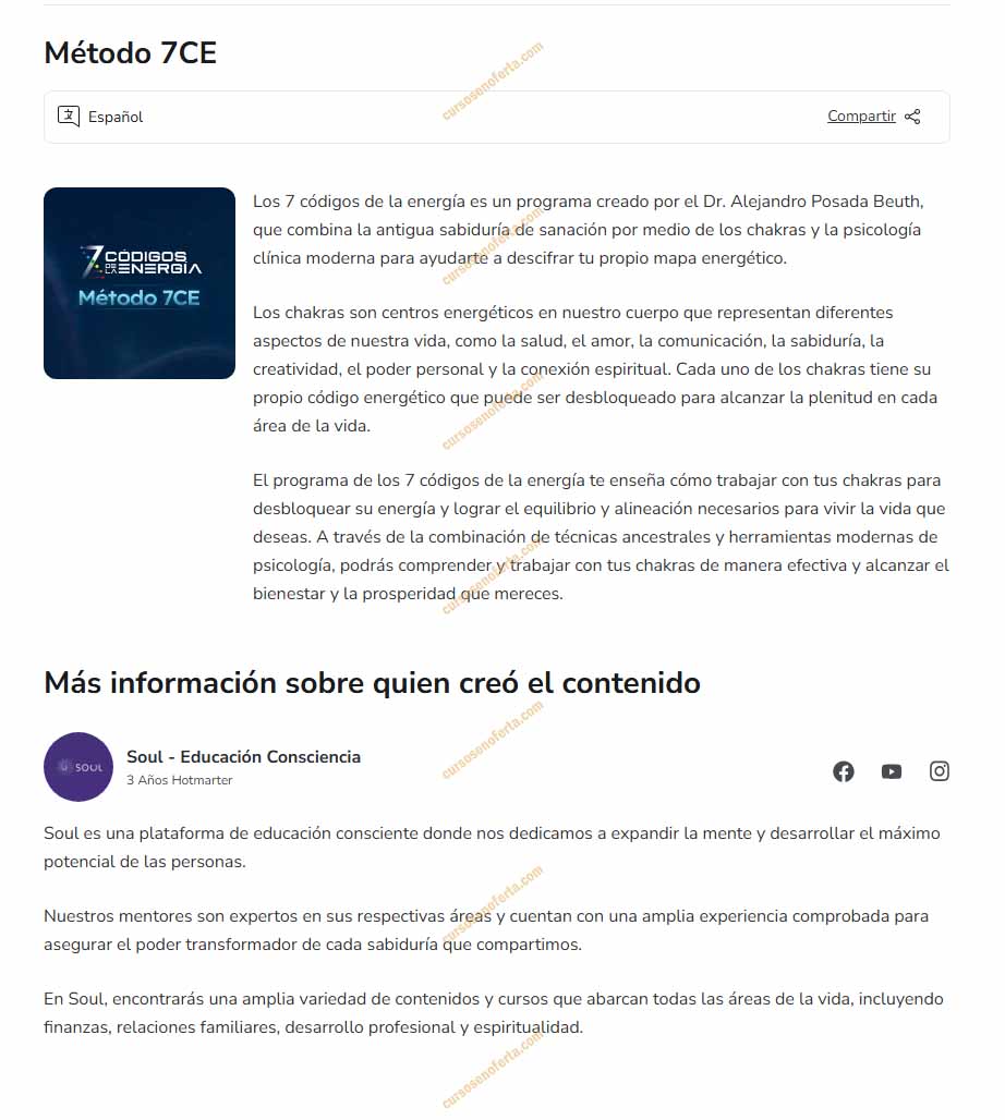 Método 7CE - soul educación consciencia