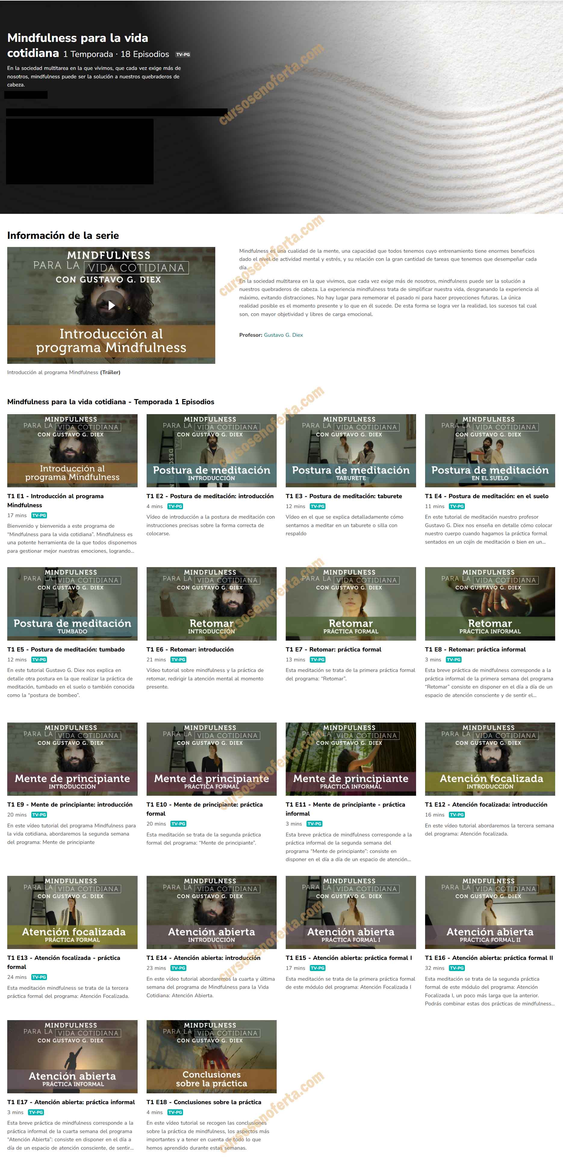 Mindfulness para la vida cotidiana - gustavo g diex