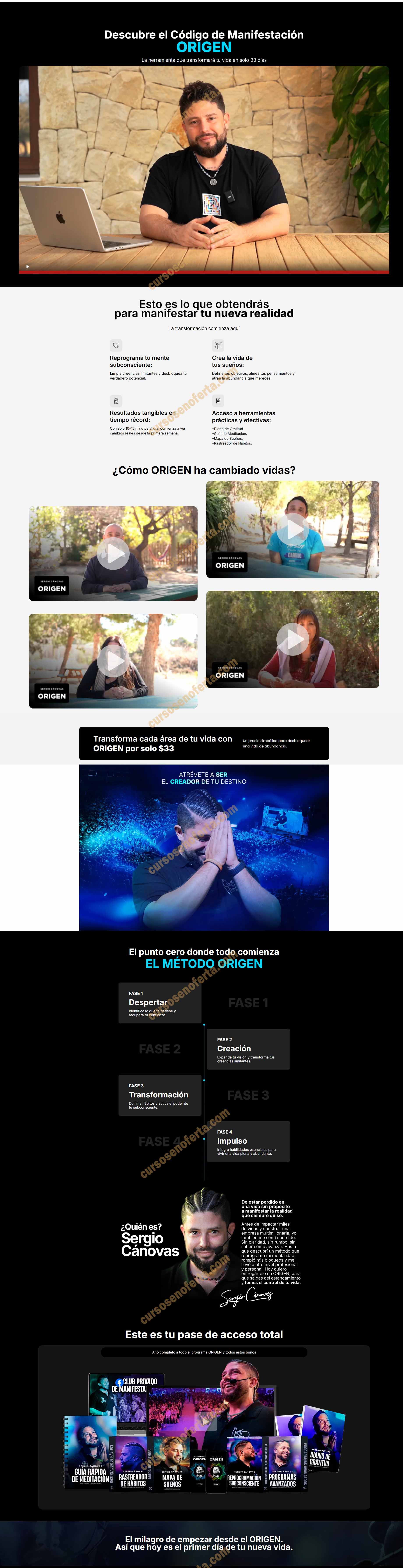 Origen Crea la Vida de tus Sueños - sergio cánovas