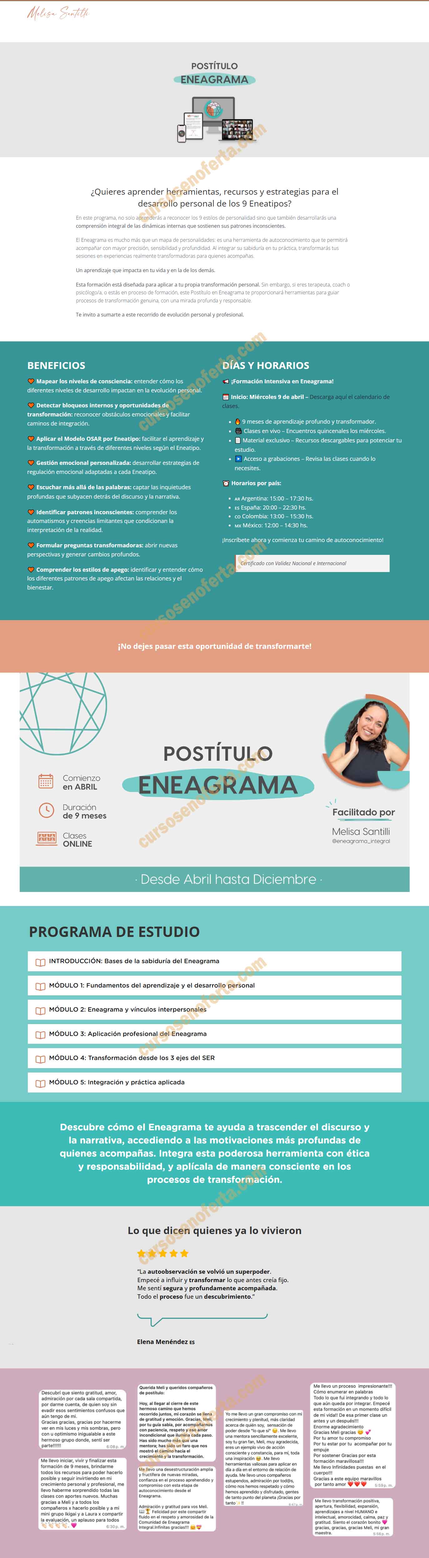 Postítulo de Eneagrama - melisa santilli