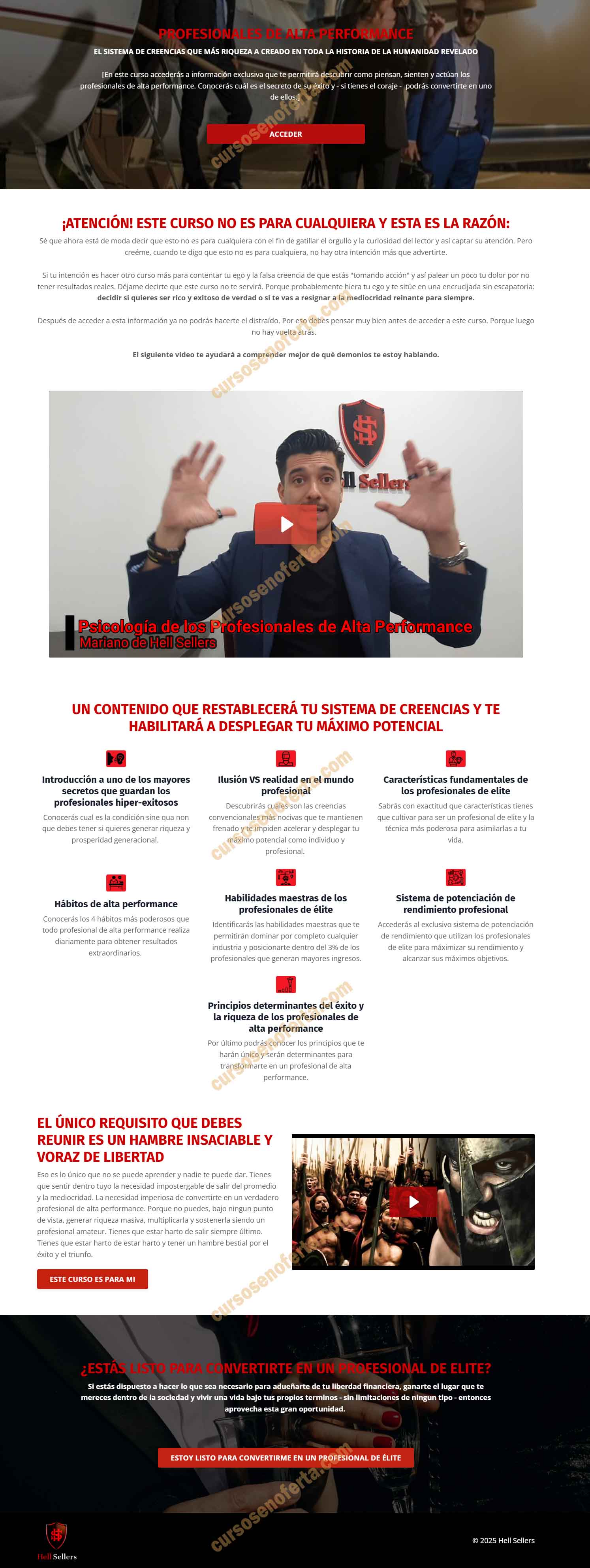 Profesionales de Alta Performance - hellsellers academy