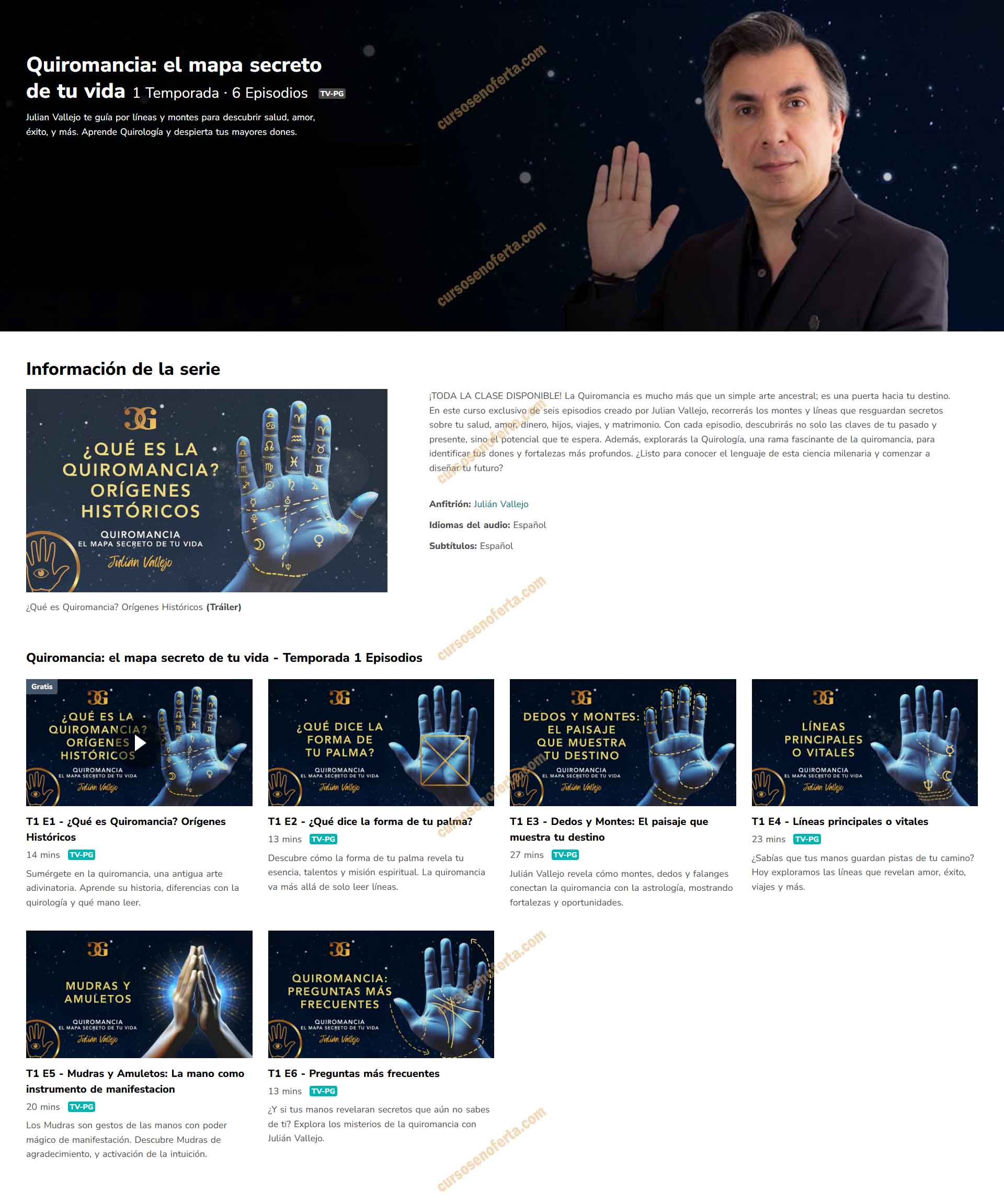 Quiromancia el mapa secreto de tu vida - julian vallejo