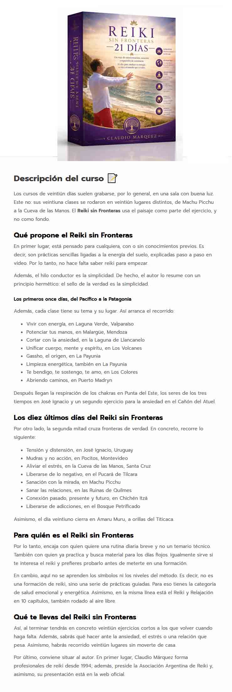 Reiki Sin Fronteras 21 Días