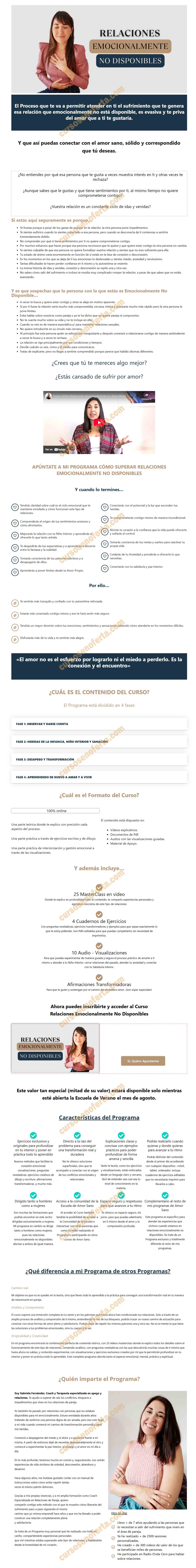 Relaciones emocionalmente no disponibles - gabriela fernandez