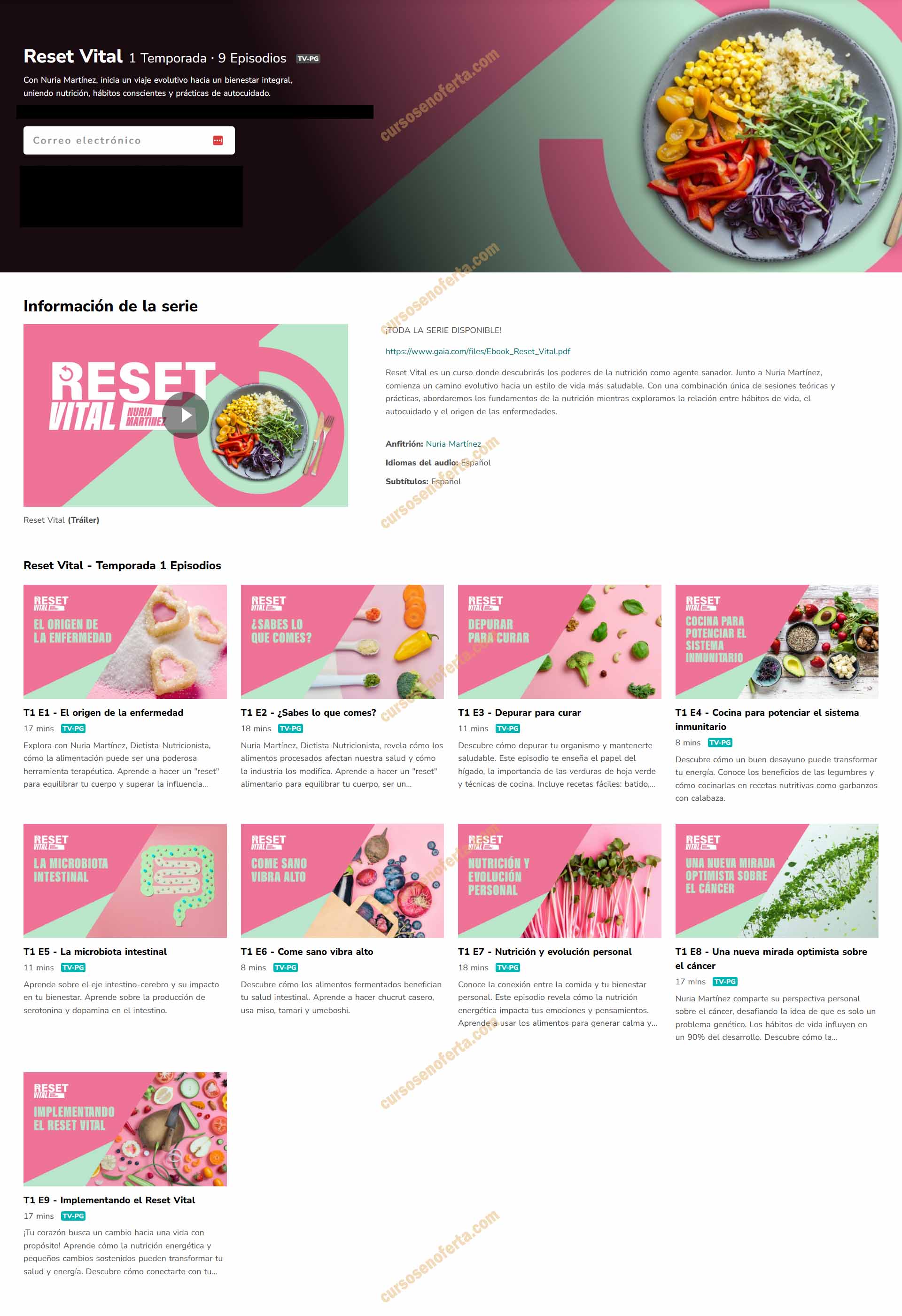 Reset Vital - Nuria martinez