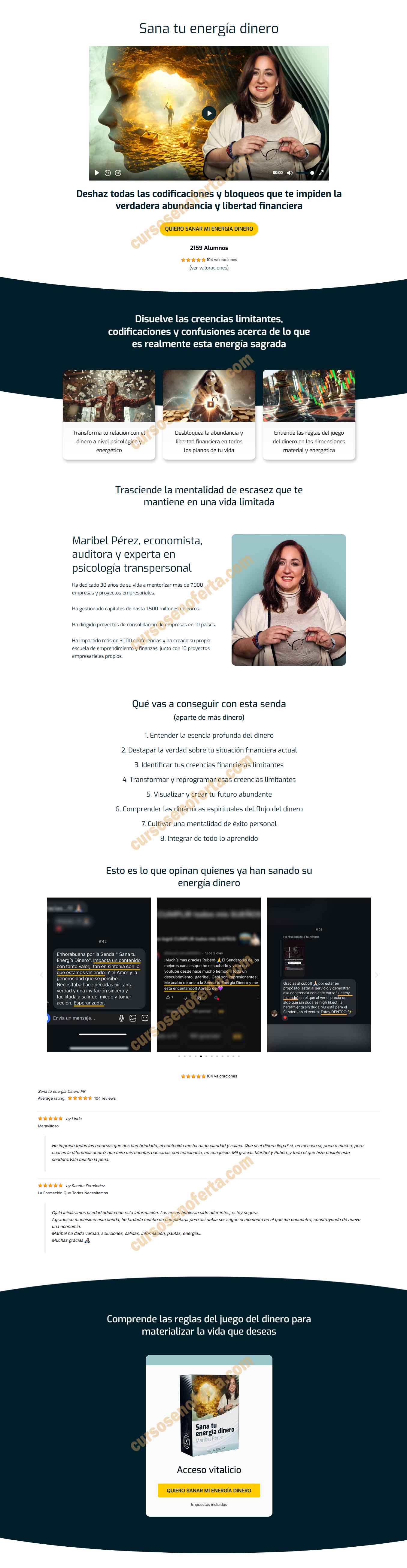 Sana tu Energía Dinero - maribel perez - el sendero