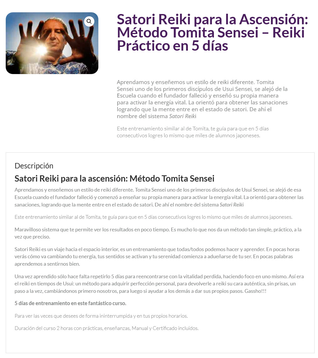 Satori Reiki para la Ascensión - claudio márquez