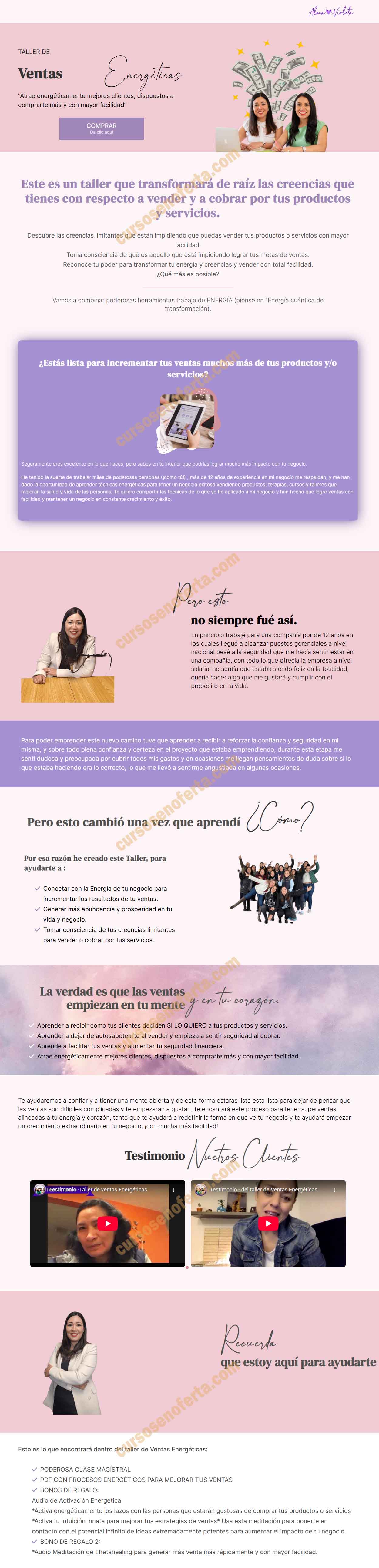 Taller Ventas Energéticas - alma violeta