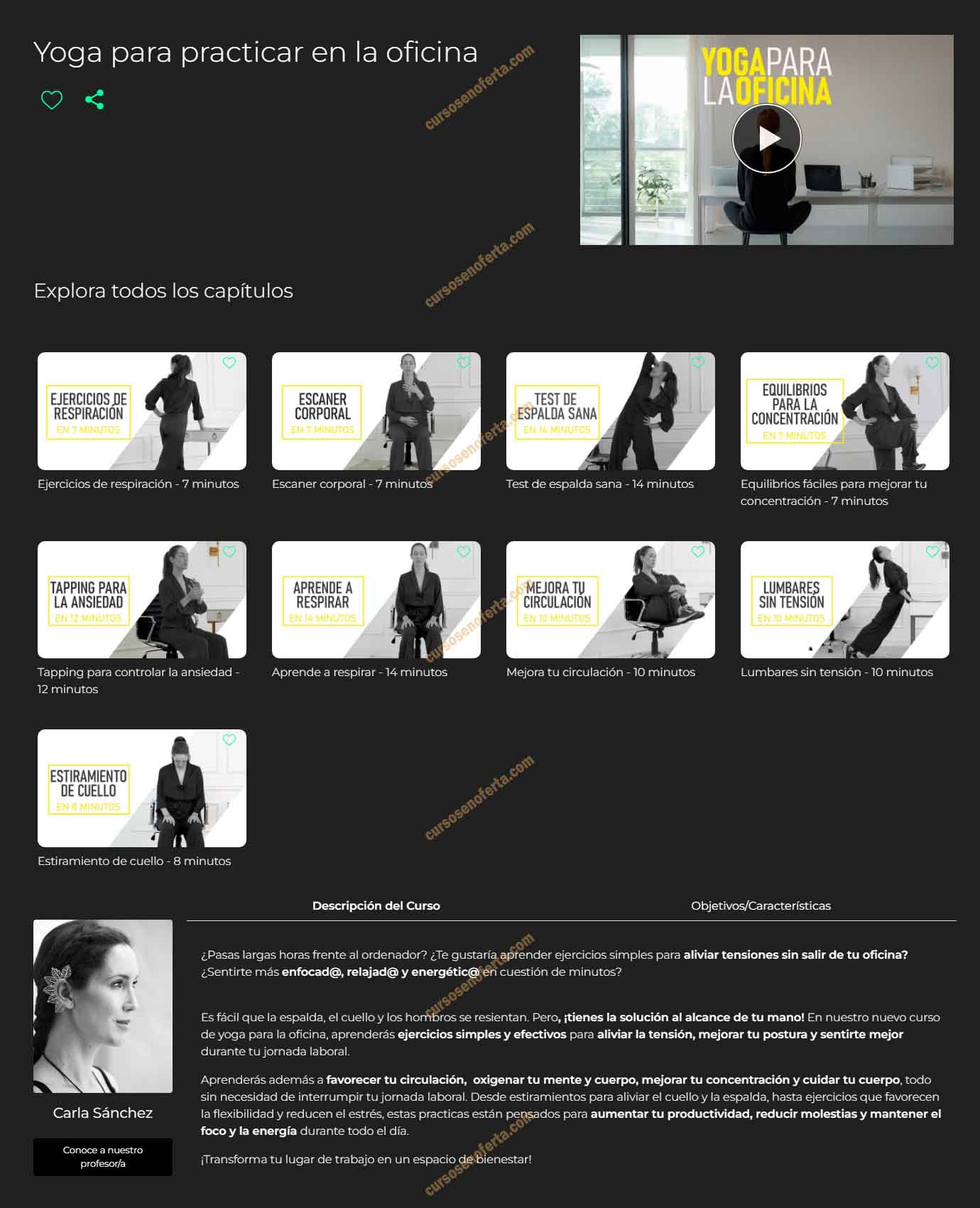 Yoga Para la Oficina - carla sanchez
