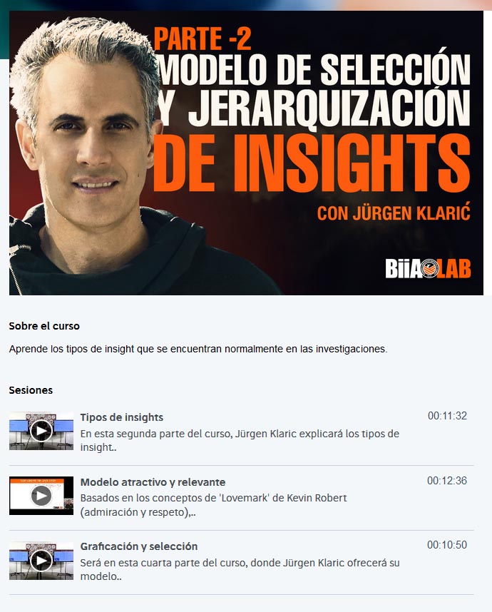 Modelo de selección y jerarquización de insights. Parte 2