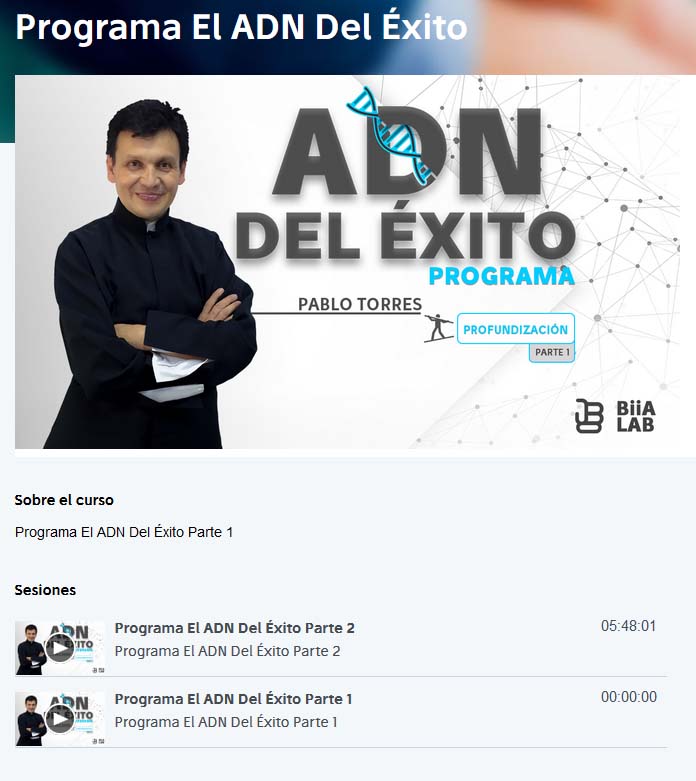 Programa el ADN del Éxito