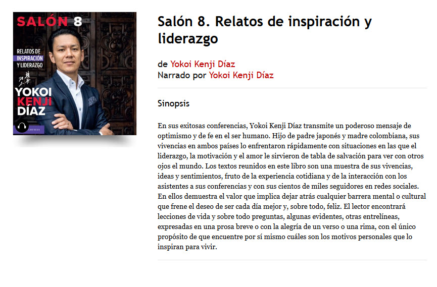 Salón 8 - Relatos de Inspiración y Liderazgo