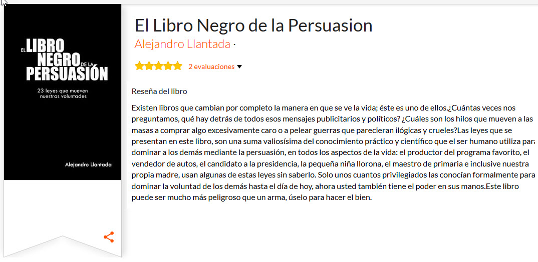 El Libro Negro de la Persuasión (PDF+Audio)