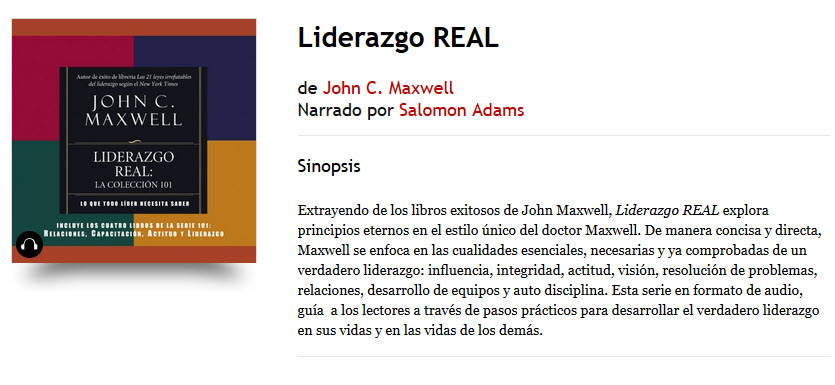 Liderazgo Real - John C. Maxwell