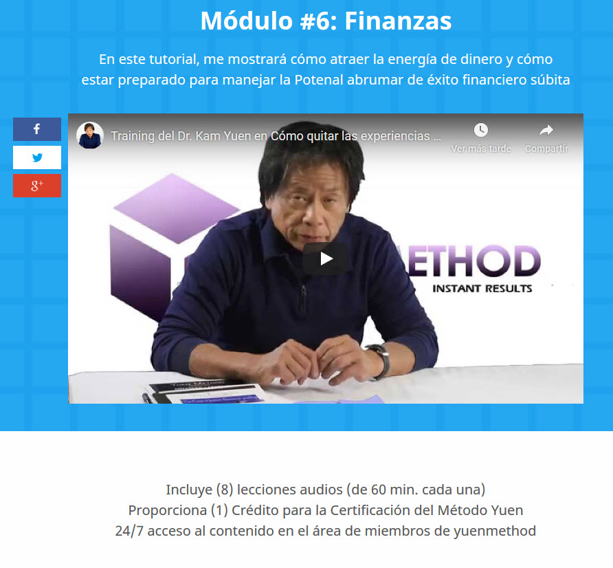 Método Yuen Módulo 6 - Finanzas