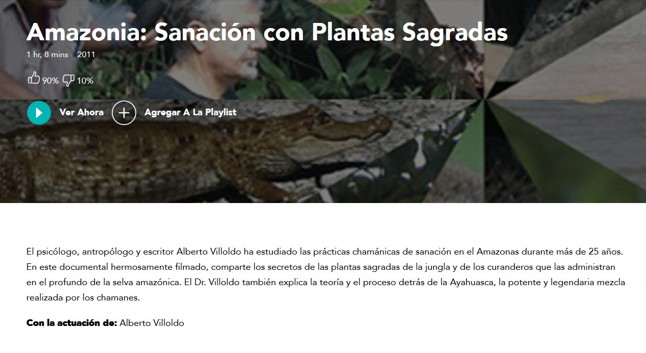 Amazonía. Sanación con Plantas Sagradas