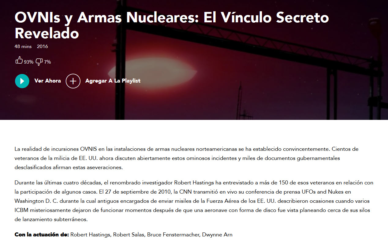 OVNIs y Armas Nucleares. El Vínculo Secreto Revelado