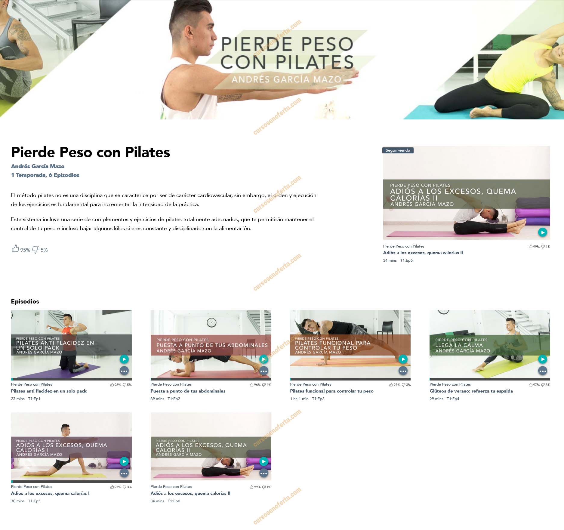 Pierde peso con pilates