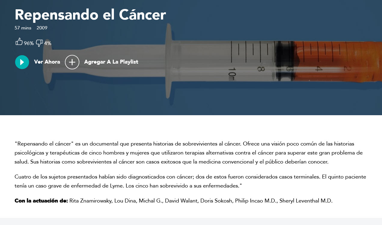 Repensando el cáncer