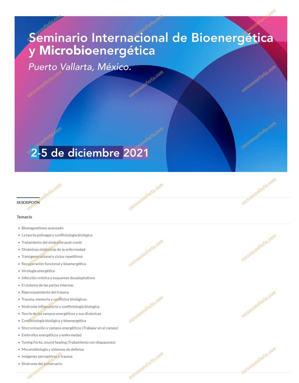 Seminario Internacional de Bioenergética y Microbioenergética Vallarta 2021 - miguel ojeda