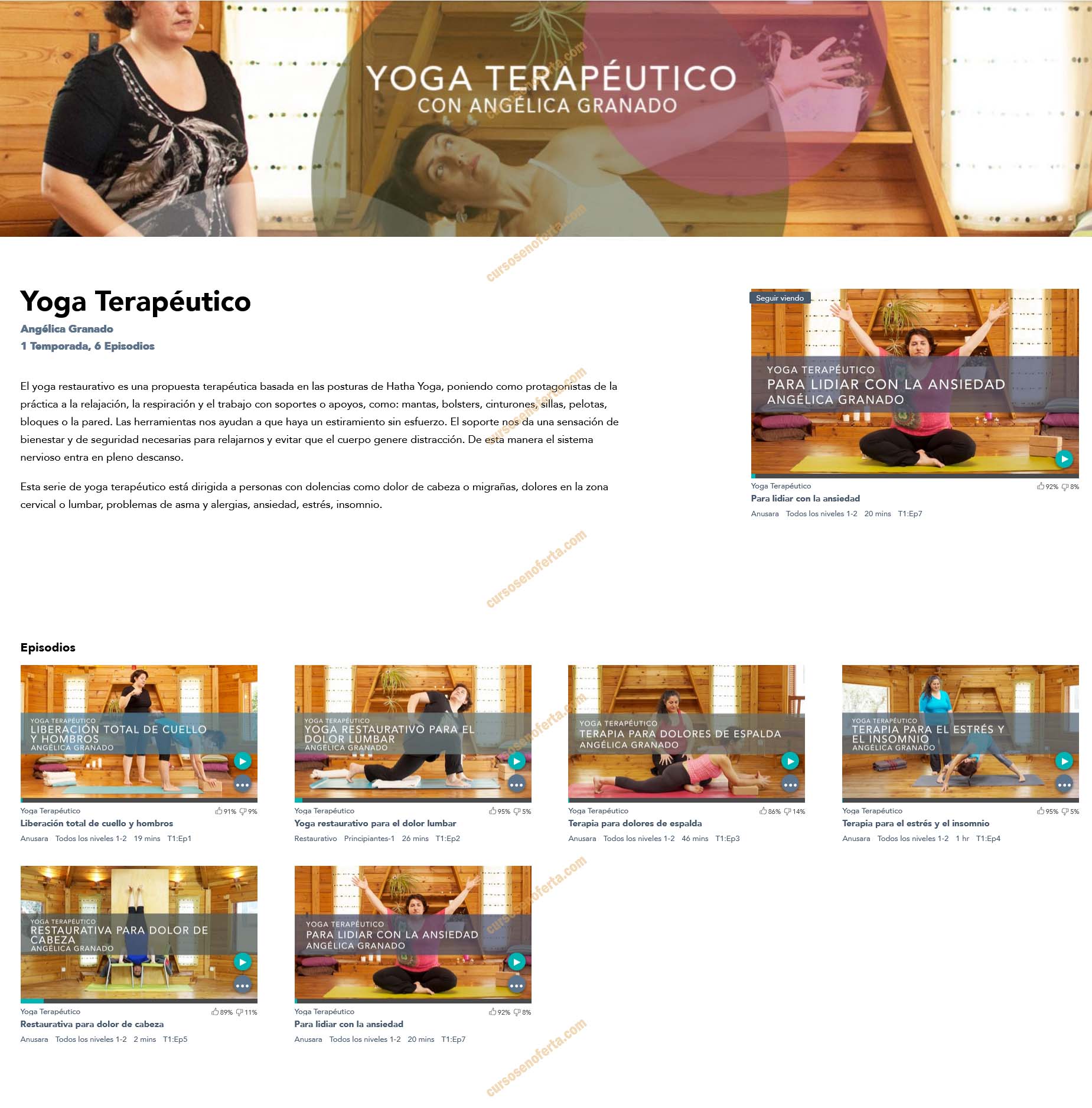 Yoga terapéutico (serie)