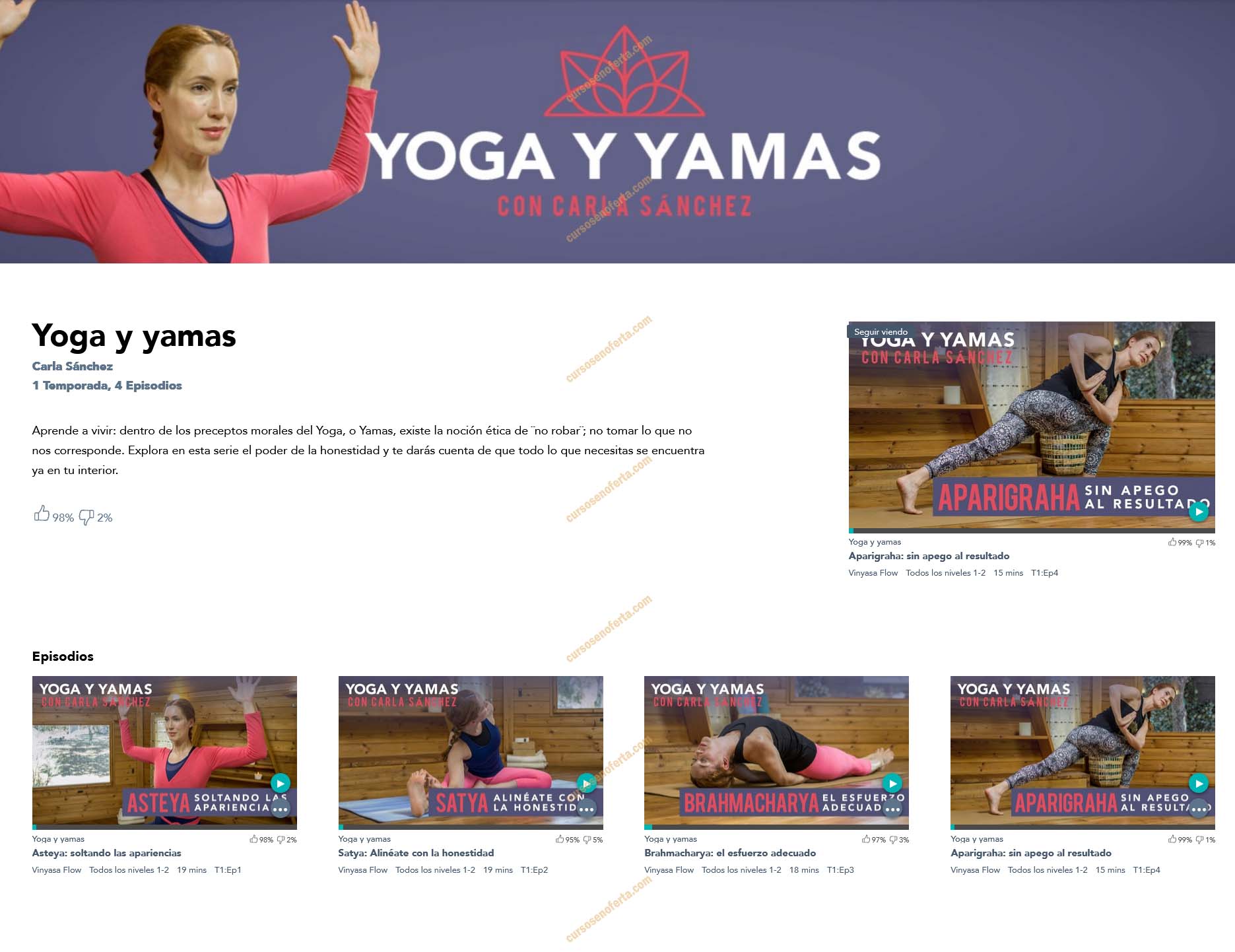 Yoga y yamas (serie)