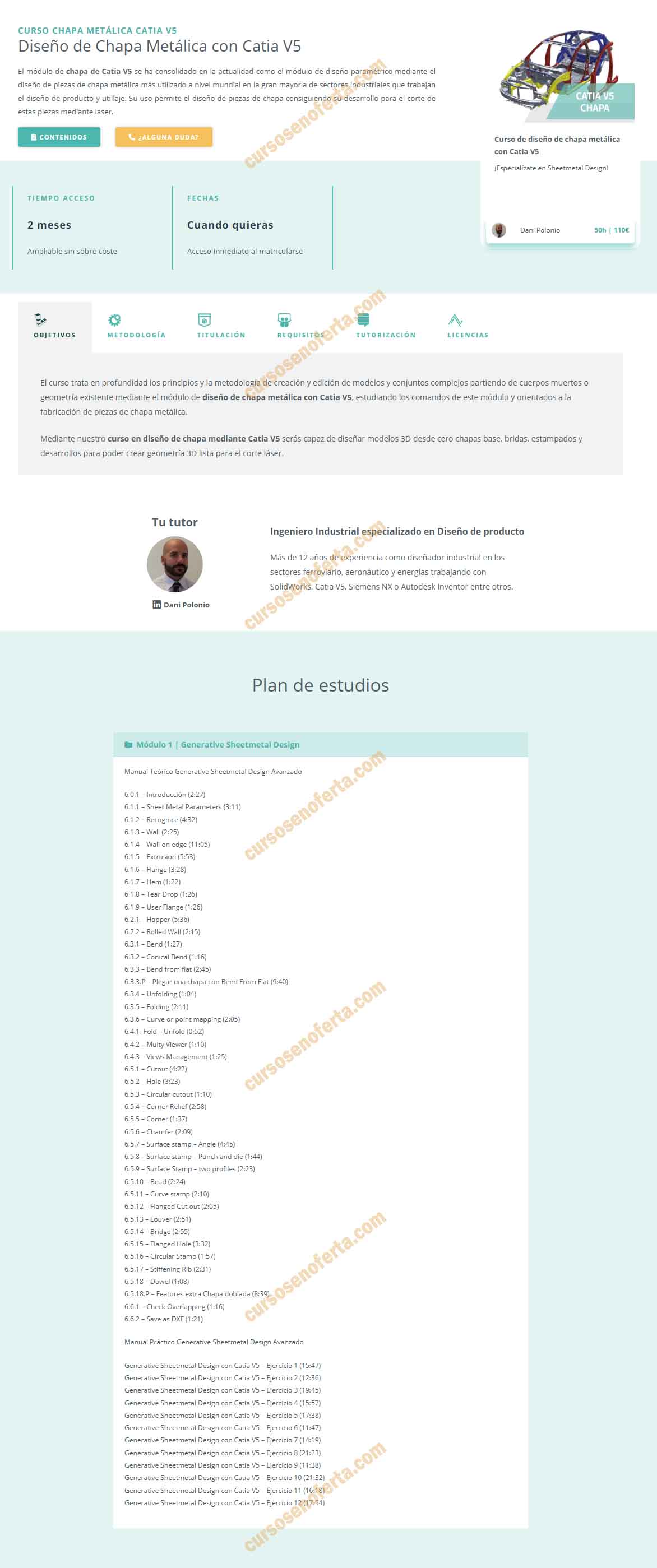 Diseño de Chapa Metálica con Catia V5 - formacad