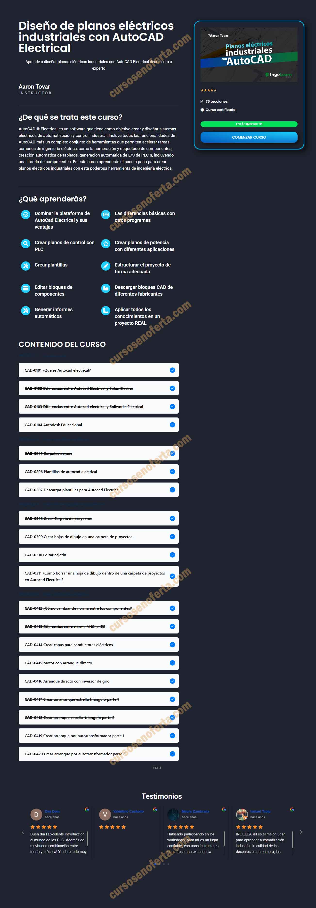 Diseño de planos eléctricos industriales con AutoCAD Electrical - ingelearn