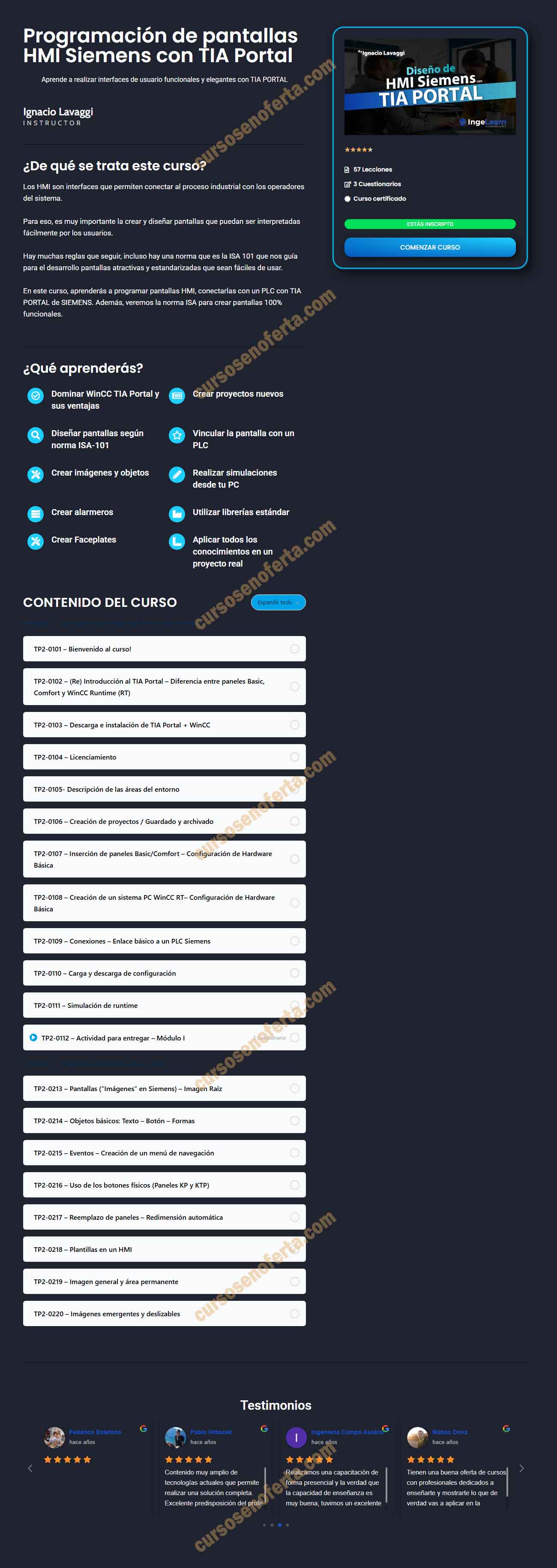 Programación de pantallas HMI Siemens con TIA Portal - ingelearn