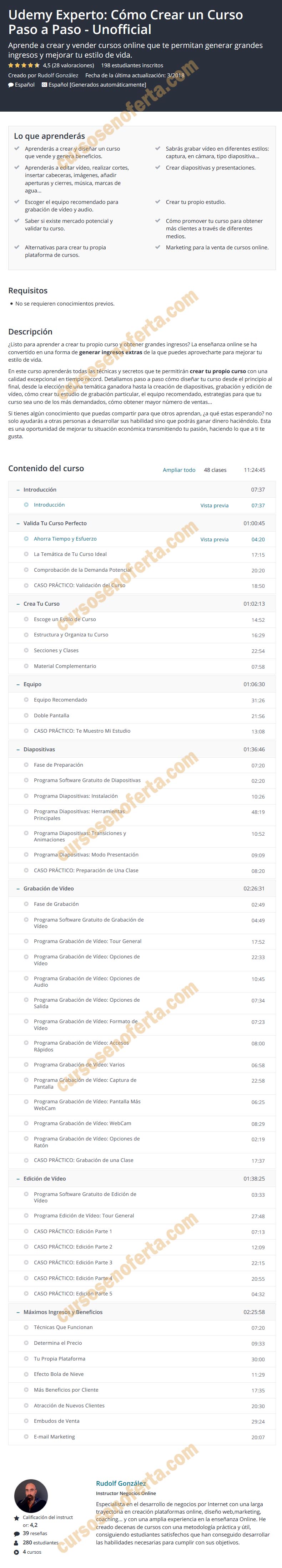 Udemy Experto: Cómo Crear un Curso Paso a Paso - Unofficial