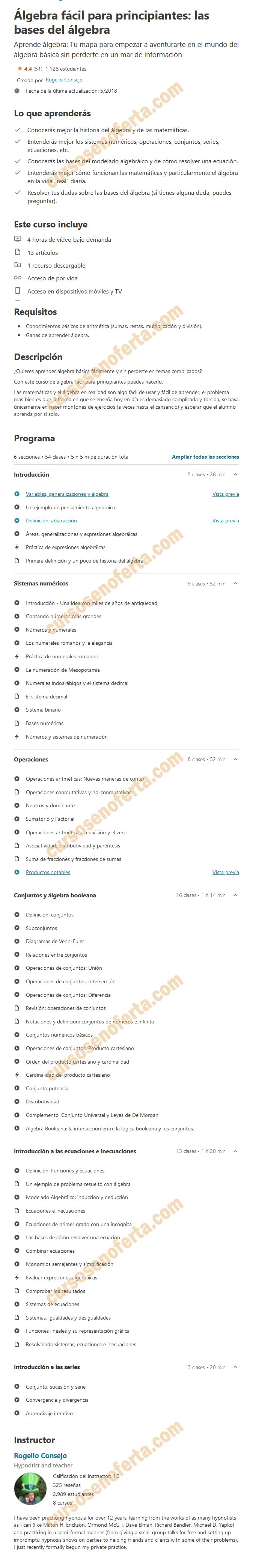 Álgebra fácil para principiantes - las bases del álgebra 