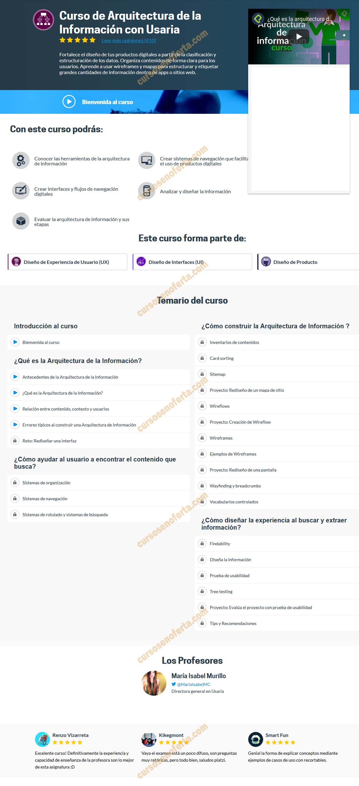 Curso de Arquitectura de la Información con Usaria