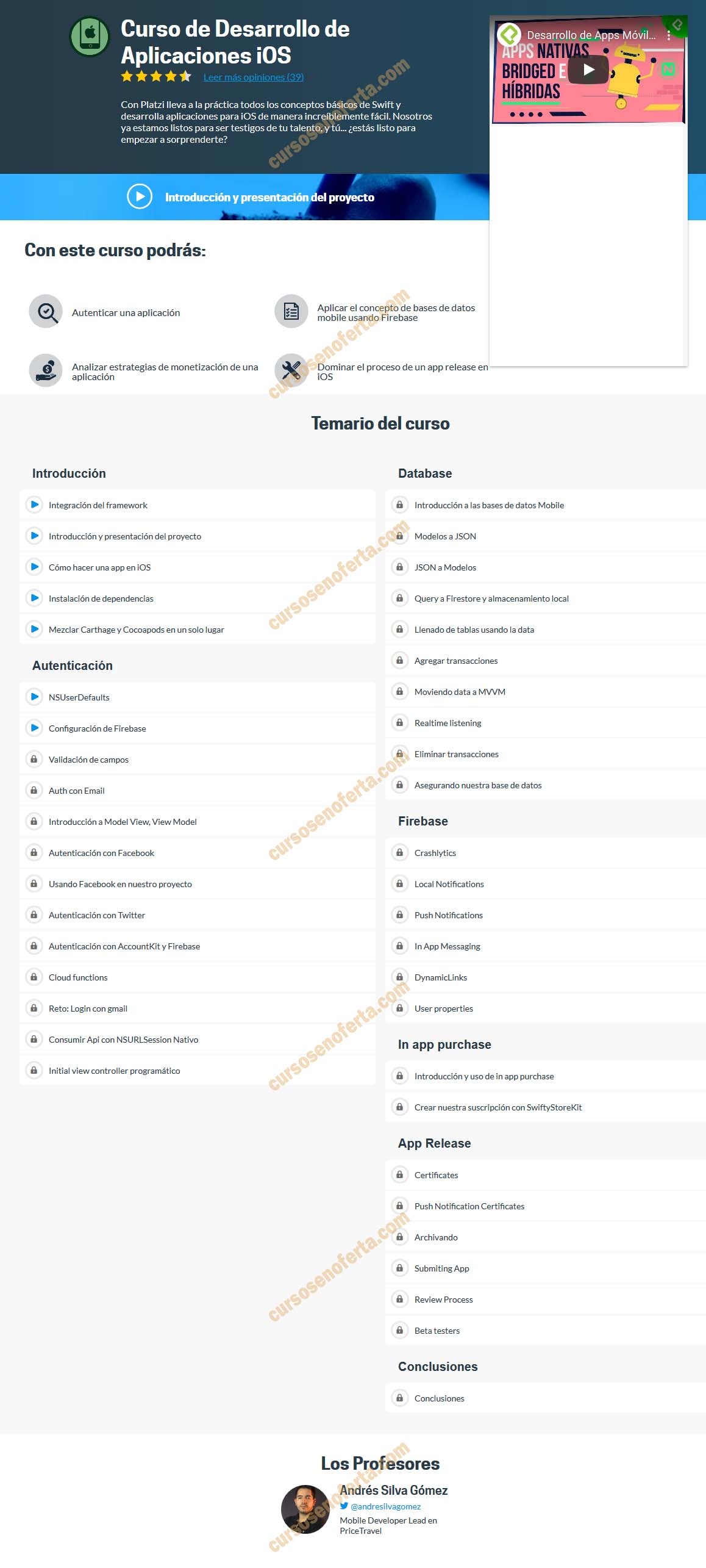 Curso de Desarrollo de Aplicaciones iOS