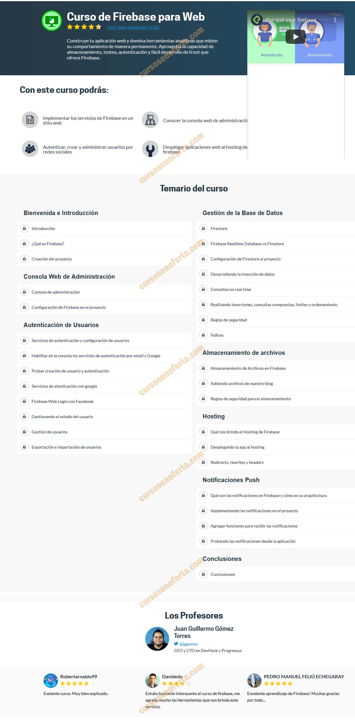 Curso de Firebase para Web