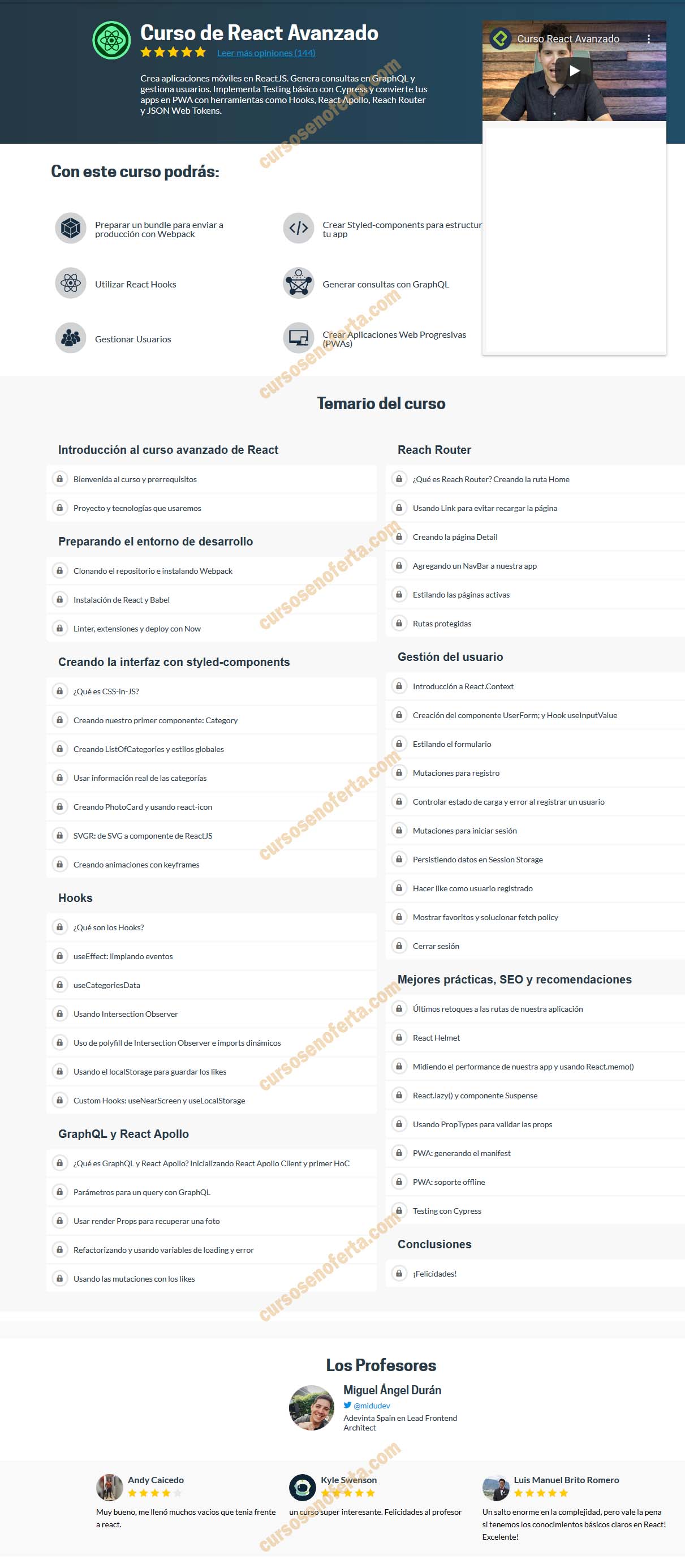 Curso de React Avanzado