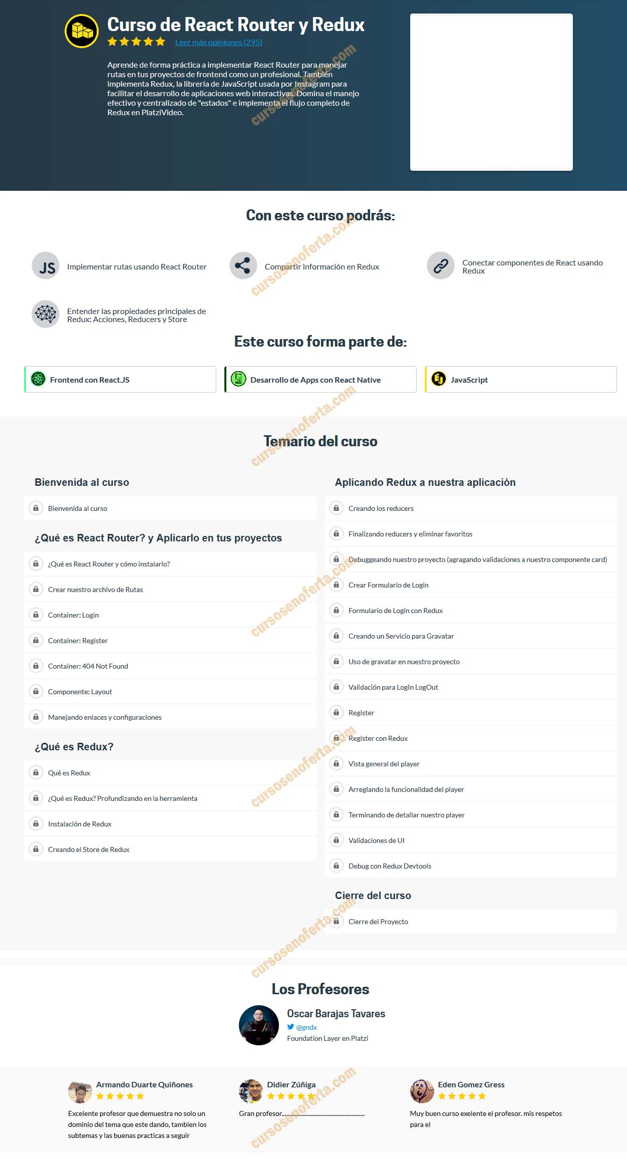 Curso de React Router y Redux